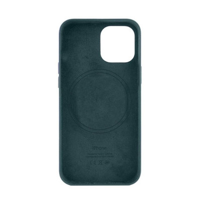 Чохол для смартфона Leather AAA Full Magsafe IC for iPhone 14 Indigo Blue