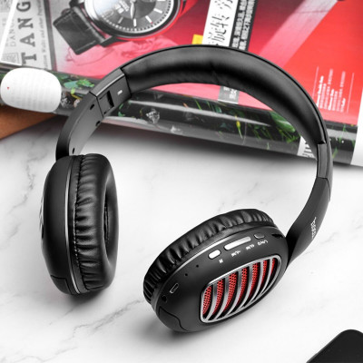Навушники HOCO W23 Brilliant sound wireless headphones Black