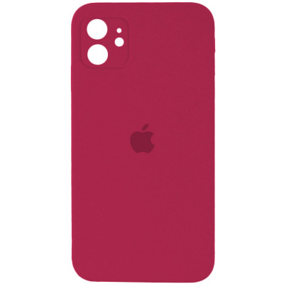 Чохол для смартфона Silicone Full Case AA Camera Protect for Apple iPhone 12 35,Maroon
