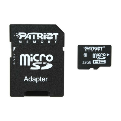 Приобретайте microSDHC Patriot LX Series 32Gb class 10 (adapter SD) с UHS-1 в allbattery.ua
