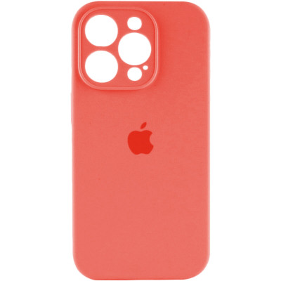 Чохол для смартфона Silicone Full Case AA Camera Protect for Apple iPhone 14 Pro Max 18,Peach