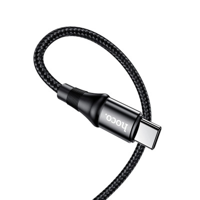 Кабель HOCO X50 Type-C to Type-C Exquisito 100W charging data cable(L=2M) Black