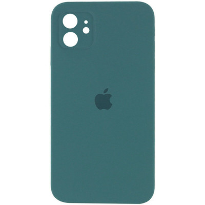 Чохол для смартфона Silicone Full Case AA Camera Protect for Apple iPhone 12 46,Pine Green