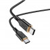 Кабель HOCO X95 Goldentop 60W charging data cable Type-C to Type-C Black