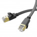 Кабель HOCO US07 General pure copper flat network cable(L=10M) Black