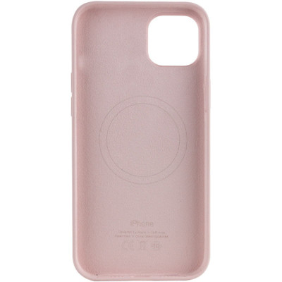 Чохол для смартфона Silicone Full Case AAA MagSafe IC for iPhone 14 Pro Chalk Pink