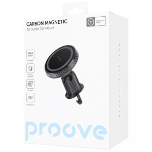 Автотримач Proove Carbon Magnetic (Чорний)