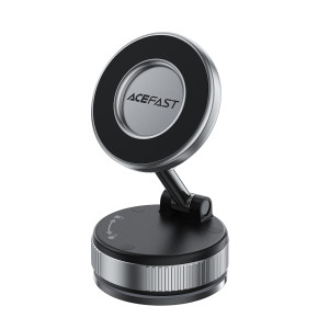 Автотримач для телефона ACEFAST E28 manual suction cup magnetic Phone holder, Metal Gray