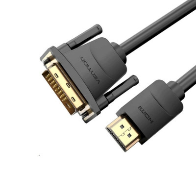 Кабель Vention HDMI to DVI Cable 1.5M Black (ABFBG)
