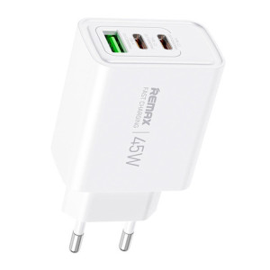 Мережевий зарядний пристрій REMAX Kiddy Series 45W 2C+1A Fast Charger RP-U139 EU-WHITE