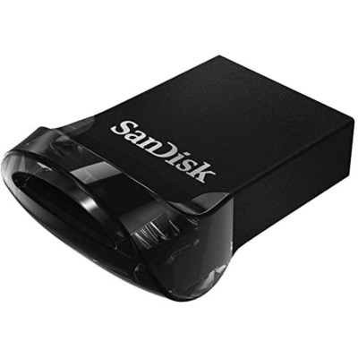 Компактный флеш-накопитель SanDisk Ultra Fit 64Gb (130Mb/s) Black - доступное хранилище отличного качества на allbattery.ua