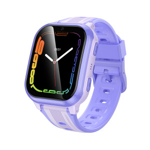 Дитячий смарт-годинник HOCO Y108 4G children phone-watch Purple