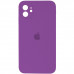 Чохол для смартфона Silicone Full Case AA Camera Protect for Apple iPhone 12 19,Purple