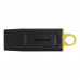 Flash Kingston USB 3.2 DT Exodia 128GB в черно-желтом цвете: надежное хранение данных от лидера рынка