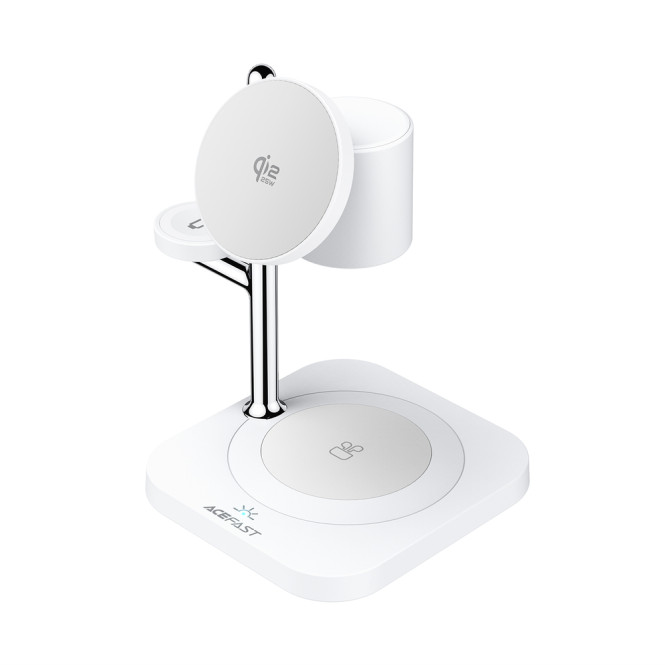 Бездротовий зарядний пристрій ACEFAST E39 desktop 4-in-1 wireless charging holder White