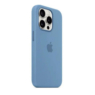 Чохол для смартфона Silicone Full Case AAA MagSafe IC for iPhone 15 Blue