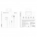 Навушники BOROFONE BM80 Magnificent wire-controlled earphones with microphone White