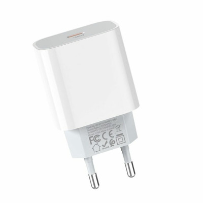 Мережевий зарядний пристрій HOCO C76A Plus Speed source PD20W charger White