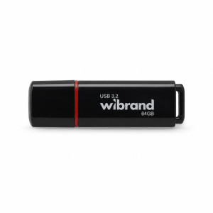 Флеш-накопичувач Wibrand USB 3.2 Gen1 Scarab 64GB Black