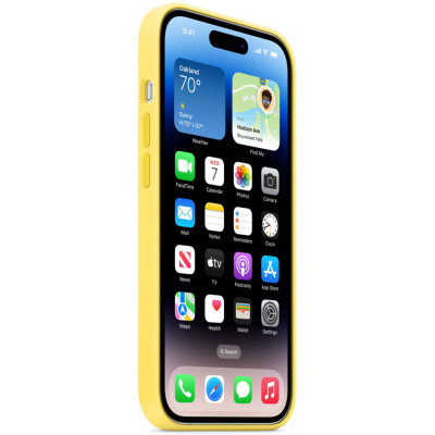 Чохол для смартфона Silicone Full Case AAA MagSafe IC for iPhone 14 Canary Yellow