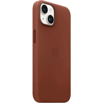 Чохол для смартфона Leather AAA Full Magsafe IC for iPhone 15 Saddle Brown