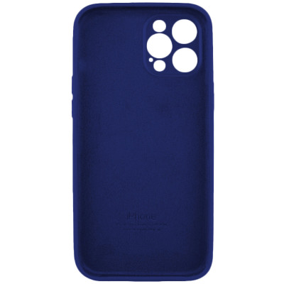 Чохол для смартфона Silicone Full Case AA Camera Protect for Apple iPhone 12 Pro Max 39,Navy Blue