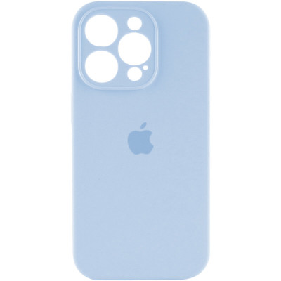Чохол для смартфона Silicone Full Case AA Camera Protect for Apple iPhone 15 Pro Max 27,Mist Blue