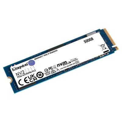 SSD M.2 Kingston NV2 500GB NVMe 2280 PCIe 4.0 x4 3D NAND TLC