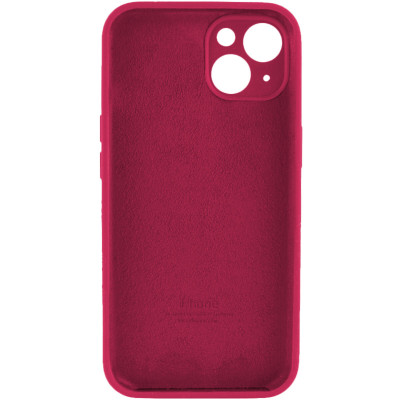 Чохол для смартфона Silicone Full Case AA Camera Protect for Apple iPhone 15 35,Maroon
