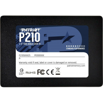 SSD Patriot P210 128GB 2.5" 7mm SATAIII 3D QLC