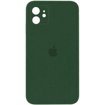 Чохол для смартфона Silicone Full Case AA Camera Protect for Apple iPhone 12 40,Atrovirens
