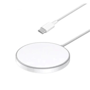 Бездротовий зарядний пристрій REMAX Jinga Series 15W Magnetic Wireless Fast Charger  RP-W58 White