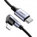 Кабель UGREEN US305 USB-C to Lightning Angled Cable Aluminum Shell Braided 1m(UGR-60763)