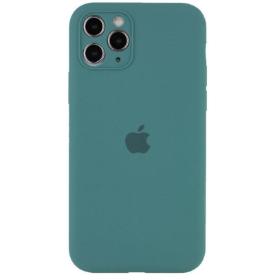 Чохол для смартфона Silicone Full Case AA Camera Protect for Apple iPhone 12 Pro 46,Pine Green