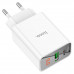 Мережевий зарядний пристрій HOCO C100A PD20W+QC3.0 charger with digital display White