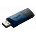 Получите скорость и емкость с Kingston USB 3.2 DT Exodia M 64GB Black/Blue на allbattery.ua!
