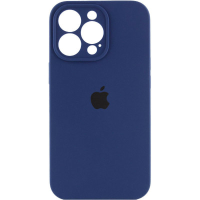 Чохол для смартфона Silicone Full Case AA Camera Protect for Apple iPhone 15 Pro Max 7,Dark Blue