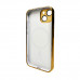 Чохол для смартфона AG Glass Sapphire Frame MagSafe Logo for Apple iPhone 13 Gold
