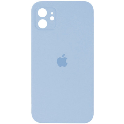 Чохол для смартфона Silicone Full Case AA Camera Protect for Apple iPhone 12 27,Mist Blue