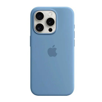 Чохол для смартфона Silicone Full Case AAA MagSafe IC for iPhone 15 Blue