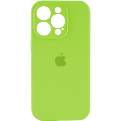 Чохол для смартфона Silicone Full Case AA Camera Protect for Apple iPhone 14 Pro 24,Shiny Green