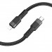 Кабель HOCO U110 iP PD charging data cable Black