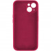 Чохол для смартфона Silicone Full Case AA Camera Protect for Apple iPhone 14 35,Maroon
