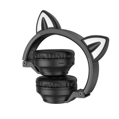 Навушники BOROFONE BO18 Cat ear BT headphones Black