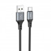 Кабель HOCO X92 Honest silicone charging data cable for Type-C(L=3M) Black
