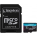 MicroSDXC Kingston Canvas Go Plus 64Gb Class 10 A2 V30 с адаптером SD – высокая скорость и надежность