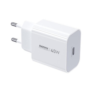 Мережевий зарядний пристрій REMAX Huiying GaN Fast Charging Charger  CA10(C40W) EU-white