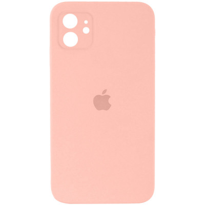 Чохол для смартфона Silicone Full Case AA Camera Protect for Apple iPhone 12 37,Grapefruit
