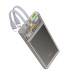 Зовнішній акумулятор HOCO J104 Discovery edition 22.5W fully compatible power bank with cable(10000mAh) Gray