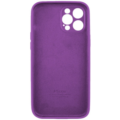 Чохол для смартфона Silicone Full Case AA Camera Protect for Apple iPhone 12 Pro Max 19,Purple